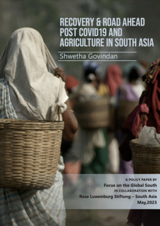 Recovery & Road Ahead — Post COVID19 and Agriculture in South Asia